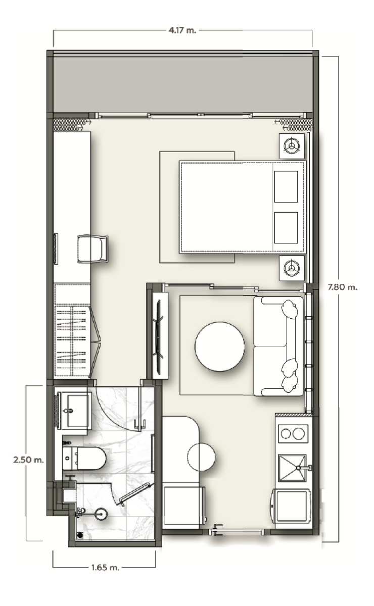 Type B floor plan