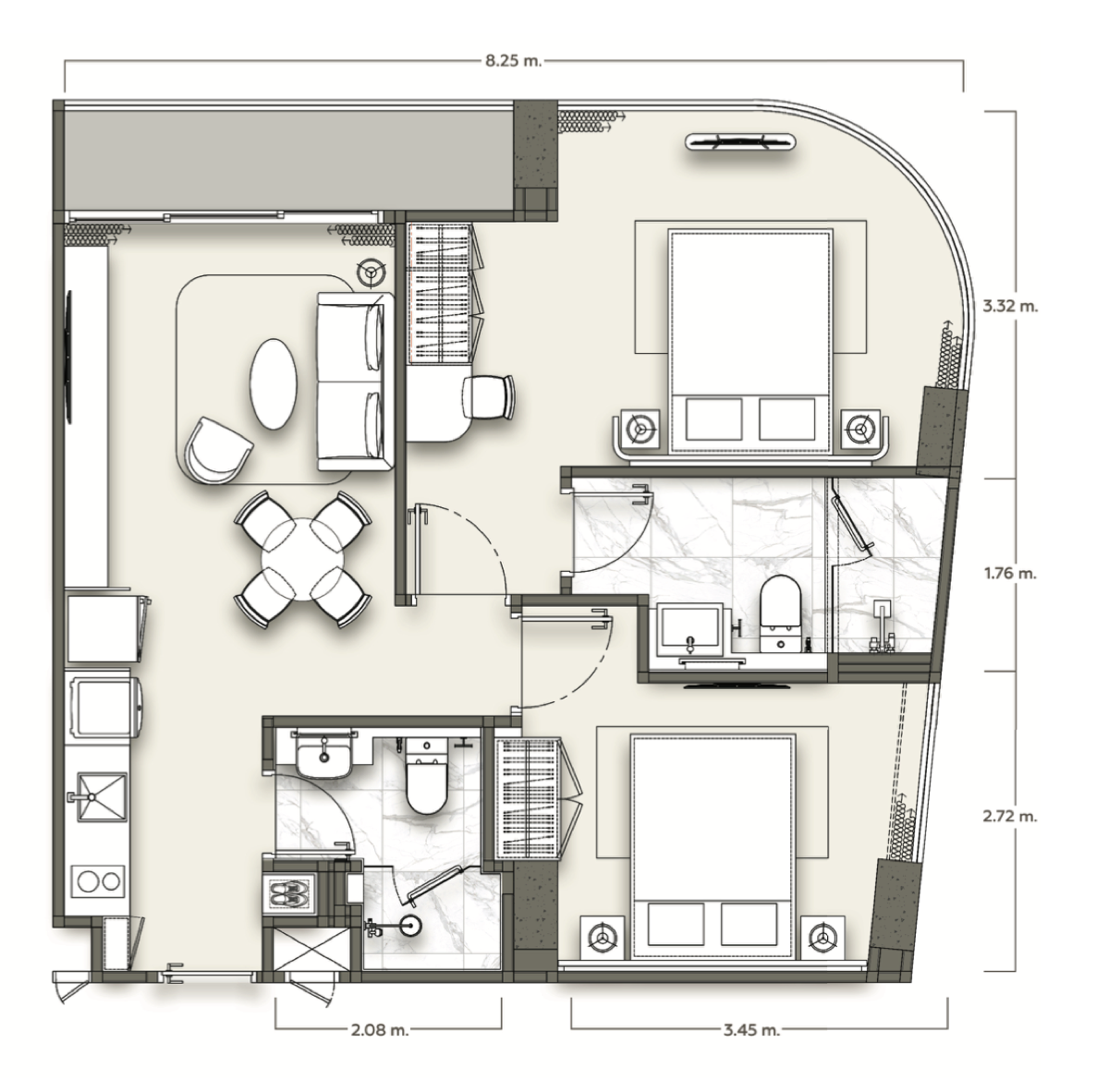 Type N floor plan